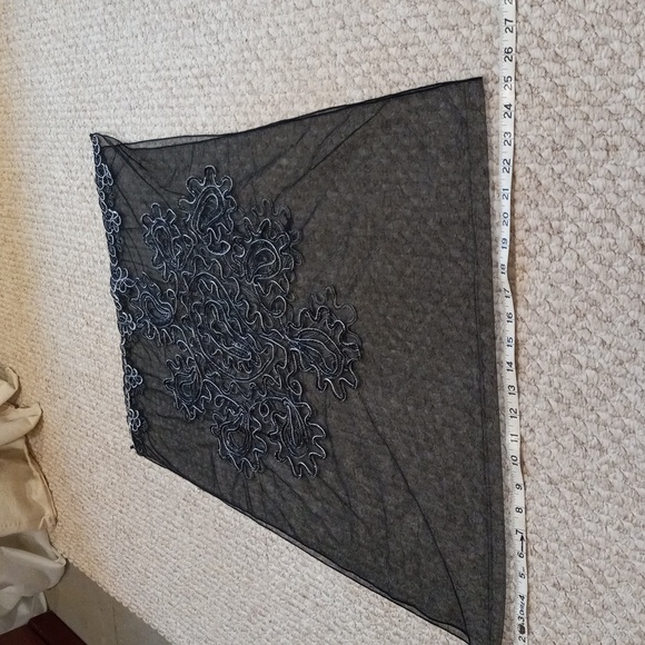 New Years Party Scarf Sheer Classy Summer Evening Hijab Sparkly Feminine Dainty - Picture 17 of 17